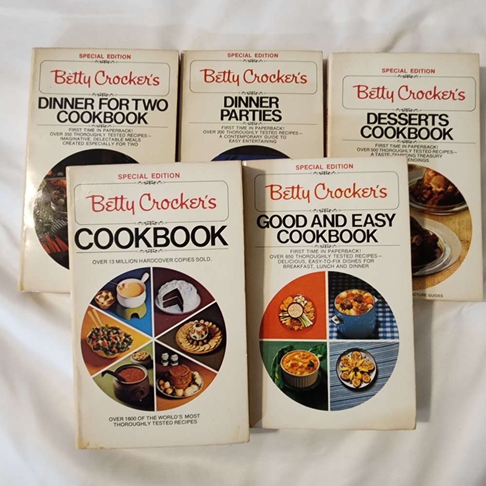 Betty Crocker Special Edition Cookbook collection from the 1970s Set Of 5